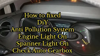 RENAULT CAPTUR 2016 ISSUE FIX & SOLVE DIY check anti-pollution system and removing engine light on