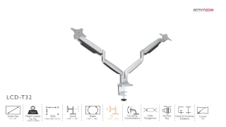 Настольный кронштейн для мониторов ARM MEDIA LCD-T32