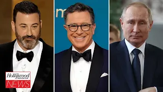 Russia Bans Late Night Hosts Stephen Colbert, Jimmy Kimmel From Entering the Country | THR News