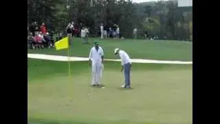 Adam Scott, Phil Mickelson, Rory McIlroy & others in Masters Golf 2014 Practice Rounds w slow motion