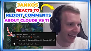 Jankos Reacts to REDDIT COMMENTS About CLOUD9 vs T1 👀