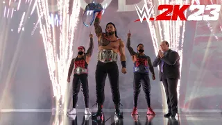 WWE 2K23 The Bloodline Full Entrance 4K | Wrestlemania