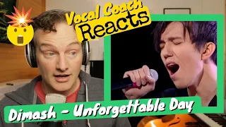 Vocal Coach REACTS - DIMASH 'Unforgettable Day" (Gakku live)