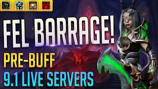 HAVOC DH | Fel Barrage BLASTS! We've Been Sleeping On This Talent! (live servers 9. 1, pre buff)