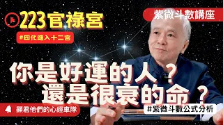 【紫微斗數】官祿宮！你是好運的人還是很衰的命？四化進入十二宮！化祿到哪裡最好？最怕化忌到哪？紫微斗數命盤完整分析！EP.223－顯君他們的心經車隊【CC字幕】