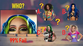 WWE QUIZ | 99% Fail to Guess FEMALE WWE SUPERSTARS by Their Hairstyles 2021 | WWE Challenge