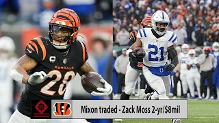 Cincinnati Bengals Sign Zack Moss | Trade Joe Mixon! What to Expect Next at RB?