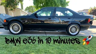 Building a e36 in 10 minutes bmw 325i