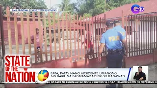 8-anyos na bata, patay nang aksidente umanong aputukan ng baril na pagmamay-ari ng SK Kagawad | SONA