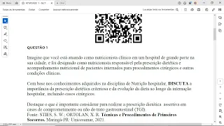 ATIVIDADE 1 - NUT - NUTRIÇÃO HOSPITALAR - 52_2024