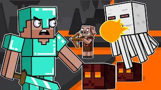 Magma Cube Nether Party | Minecraft Animation (Block Squad)