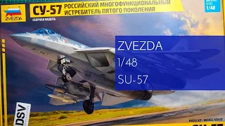 Zvezda 1/48 Su-57 (4824) Review