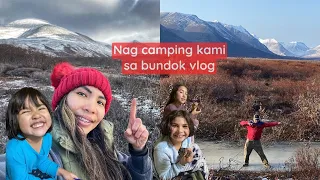 BuhayAlaskaVlog || Nag camping kami.Ang lamig.