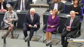 Bundestag: Frank-Walter Steinmeier als Bundespräsident vereidigt