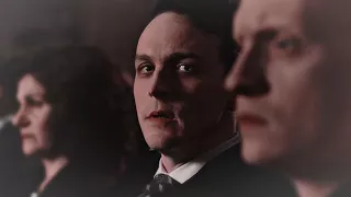 victor zsasz + oswald cobblepot; "you would've told me right?"