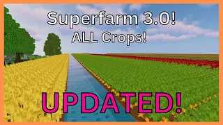 Updated Superfarm (All Crops) Garden Hypixel Skyblock!