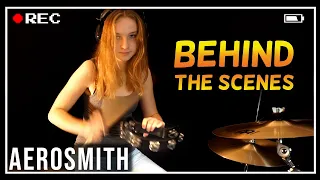 @sina-drums behind-the-scenes • recording Aerosmith drum cover
