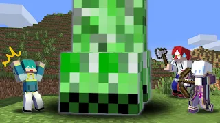 【マイクラ】mobの大きさが1000倍の世界でエンドラ討伐【マインクラフト】