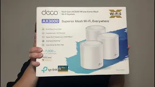 Unboxing Tp-Link AX3000 Wifi 6 Mesh Router