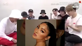 BTS reacts to Nadine Lustre's sexy pictures. #BTS #NADINELUSTRE #FanMade #MyBangtan