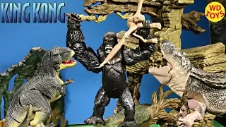 New King Kong Skull Island Playset Playmates Kong Vs Godzilla The 8TH Wonder Of The World Unboxing