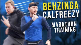 BEHZINGA & CALFREEZY MARATHON TRAINING WITH GYMSHARK FANS