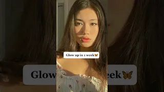 Glow up in one week Challenge🦋✨ #shorts #tips