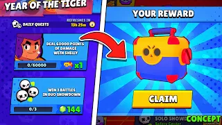 🤩New Quests from Supersell !? 🙀 Free Gifts! - Brawl Stars (concept)