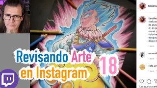 Revisando cuentas de Instagram de Arte de mis suscriptores de Twitch 18