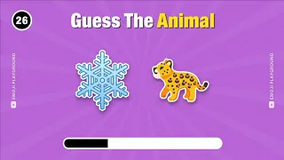 Can YOU Guess the ANIMAL by Emoji?!🐶| Animal Emoji Quiz