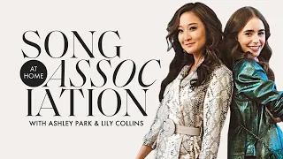 Lily Collins and Ashley Park Sing Taylor Swift, Cher, & More in a Game of Song Association | ELLE