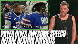 Jordan Poyer Gave AWESOME "End Of An Era" Pregame Speech Before Patriots Game | Pat McAfee Reacts