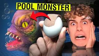 ZÜCHTE NIEMALS POOL MONSTER unter WASSER aus EINEM EI!!