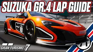 Improve Your Times! Suzuka Lap Guide for GT7 Daily Race B - Gr.4 Cars - Racing Hard Tyres