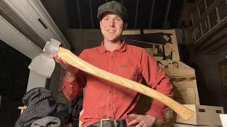 How To Make an Axe Handle (Hand Tools Only)