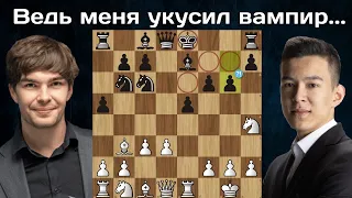 Получил жбан к 10 ходу! Нодирбек Абдусатторов  - Йорден ван Форест 🏆 Вейк-ан-Зее 2024 ♟ Шахматы