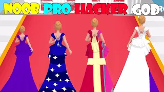 NOOB vs PRO vs HACKER vs GOD - Paint the dress