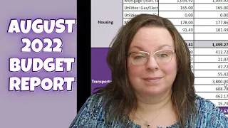 AUGUST 2022 ZERO BASED BUDGET REPORT | OUR REAL NUMBERS | MONTHLY HOUSEHOLD BUDGET