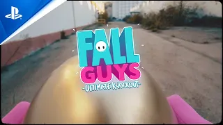 Fall Guys Ultimate Knockout - Bounding Bunny Costume Live Action Trailer | PS4