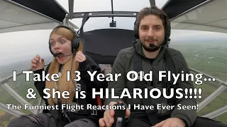 I Take 13 Year Old Faith Flying & She Is HILARIOUS! | Skyranger Nynja 600 | Let's Go Flying