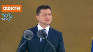 Зеленський не стримав сліз під час параду до Дня Незалежності