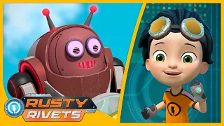 Rusty Makes Alien Robots 🛸| Rusty Rivets Full Episodes | Cartoons for Kids