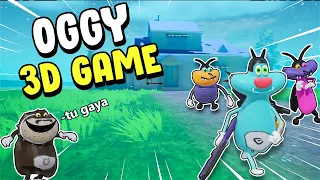 I Made Oggy And The Cockroaches 3D Game! Hindi game development