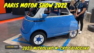 2023 Microlino M cro Spiaggina Interior and Exterior Paris Motor Show 2022