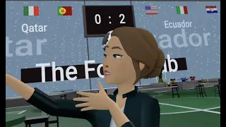 Qatar vs. Ecuador (Metaverse World Cup in Horizon Worlds)