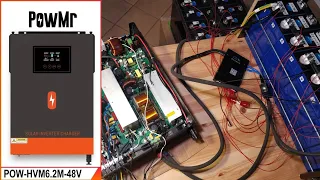 Testing the PowMR 6.2kW hybrid inverter. Part 2