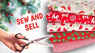 3 CHRISTMAS Sewing Projects to MAKE and SELL in under 10 minutes