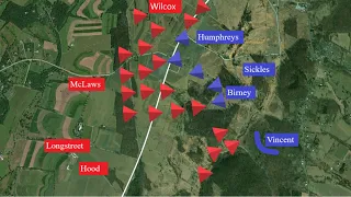 Gettysburg Battle with Maps | History with Maps: American Civil War | Strategy | Pickett's Charge