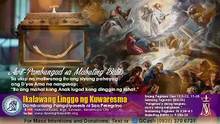 2PM Sunday Healing Mass | Ikalawang Linggo ng Kuwaresma - Marso 13, 2022