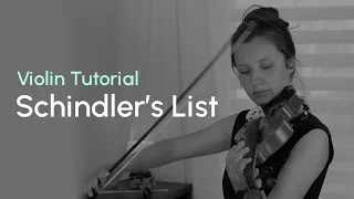 How to play Schindler's list | Violin Cover | Violin Tutorial | Sheet Music